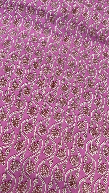 Hand Block Printed Cotton Fabric