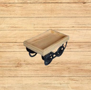 Wooden Thela Serving Tray